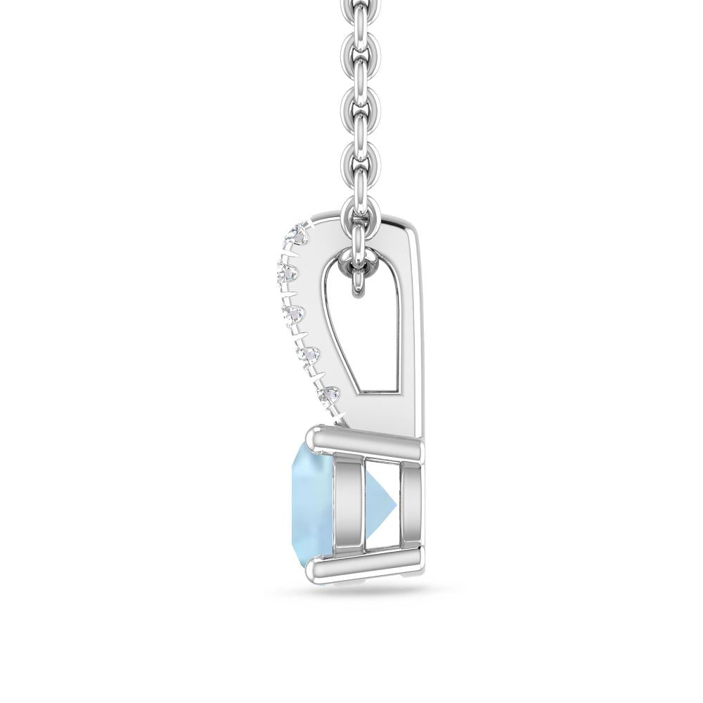 White Gold - Aquamarine