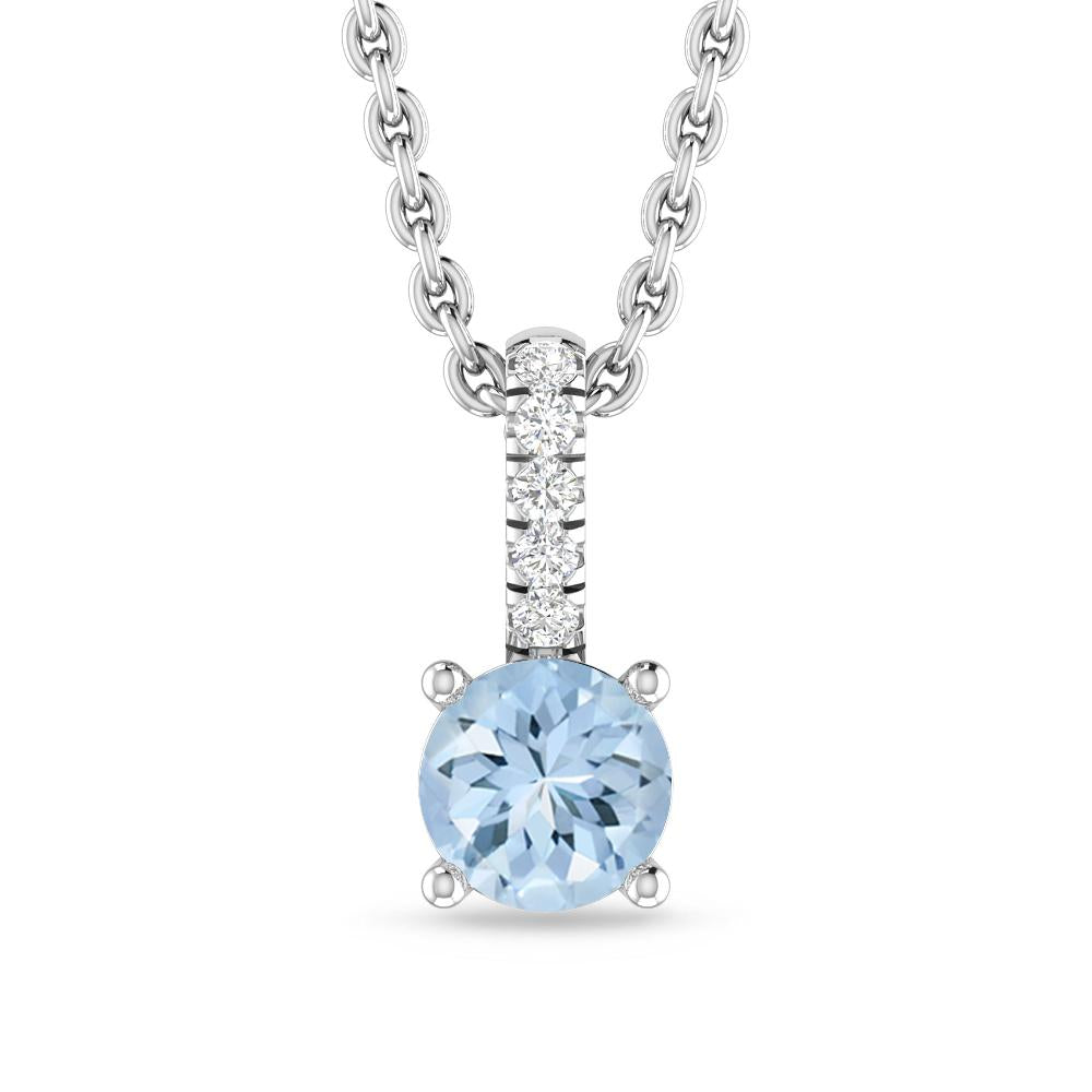 White Gold - Aquamarine