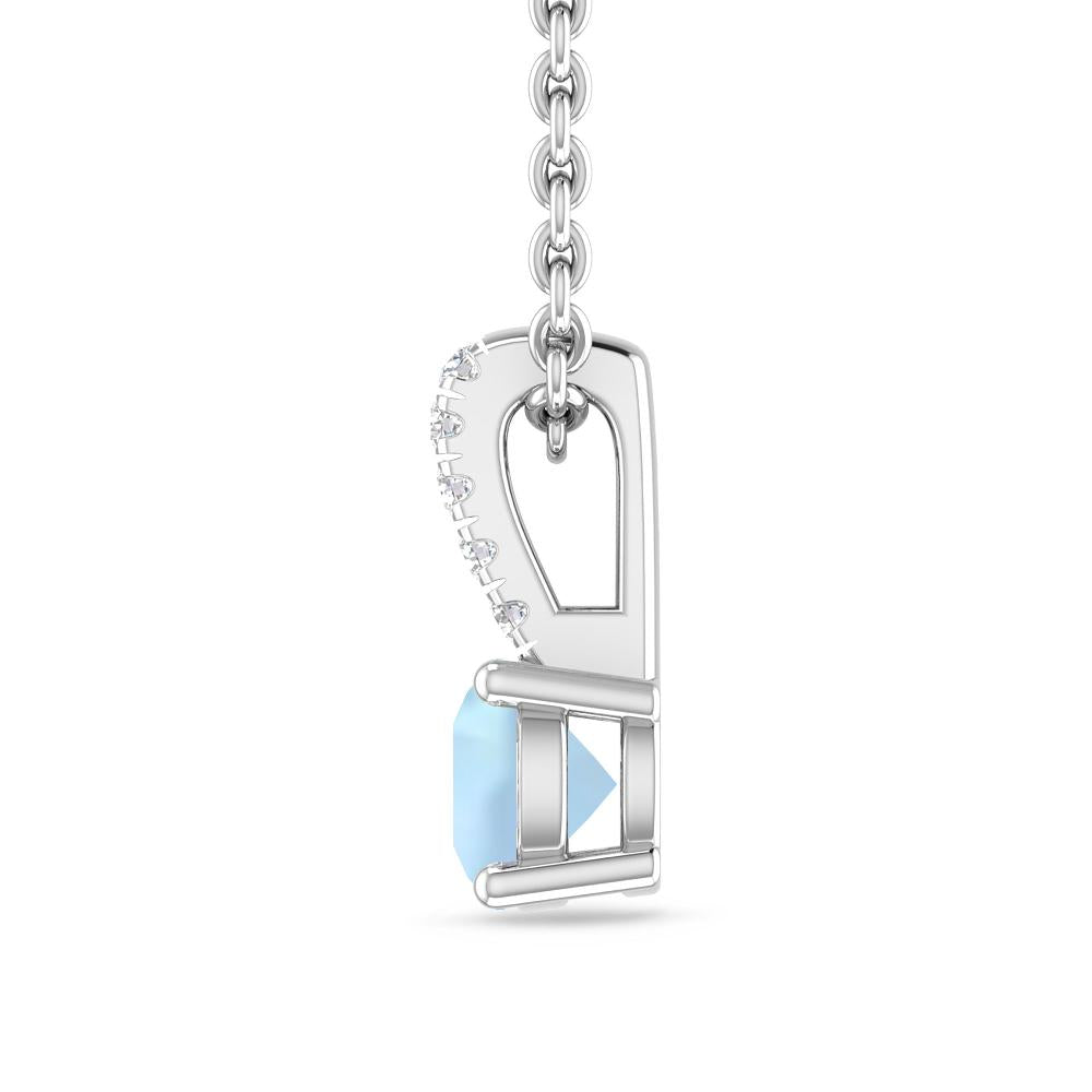 White Gold - Aquamarine