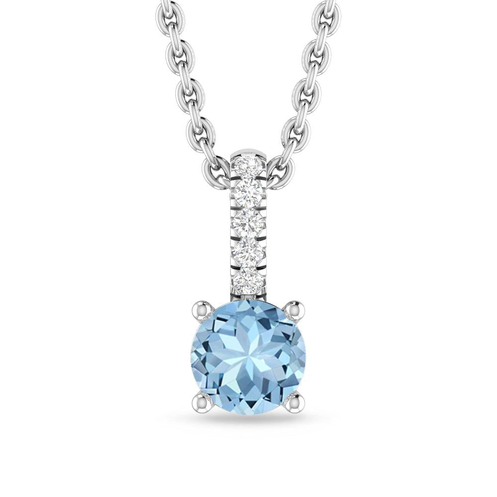 White Gold - Aquamarine