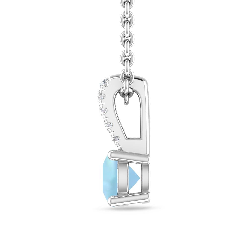 White Gold - Aquamarine