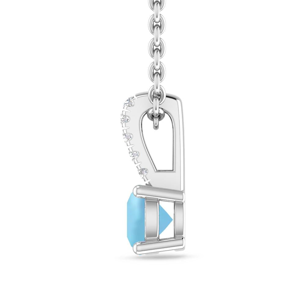 White Gold - Aquamarine