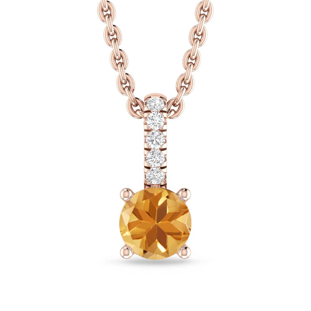 Rose Gold - Citrine