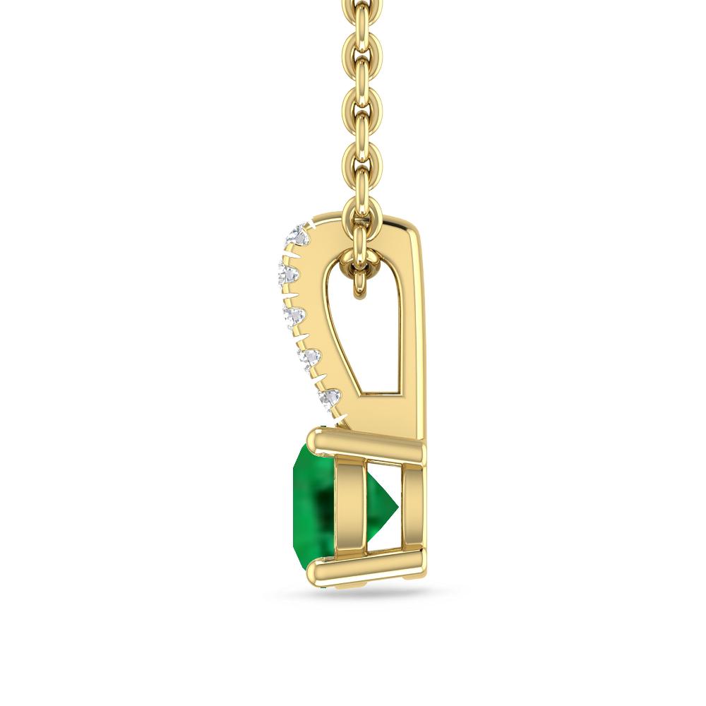 Yellow Gold - Emerald