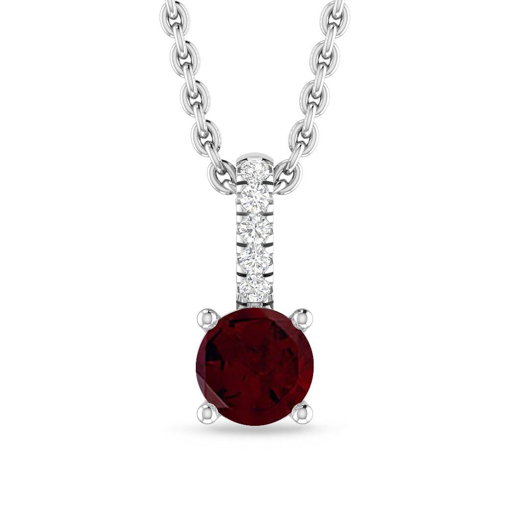 White Gold - Garnet