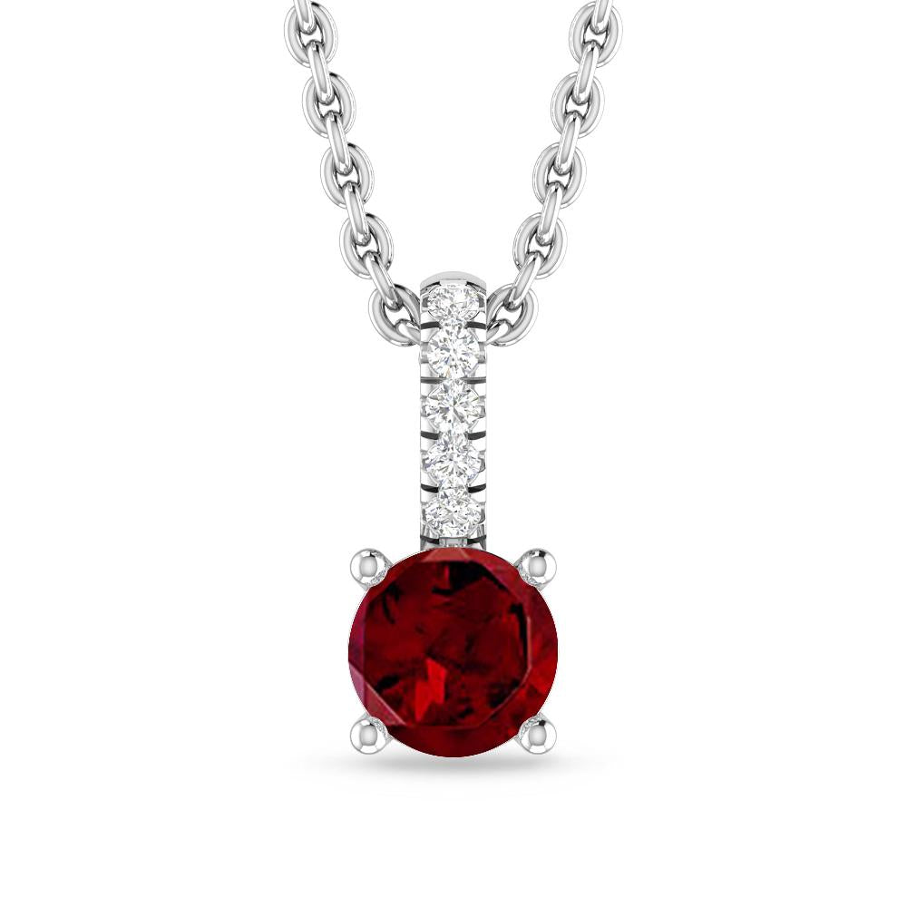 White Gold - Garnet