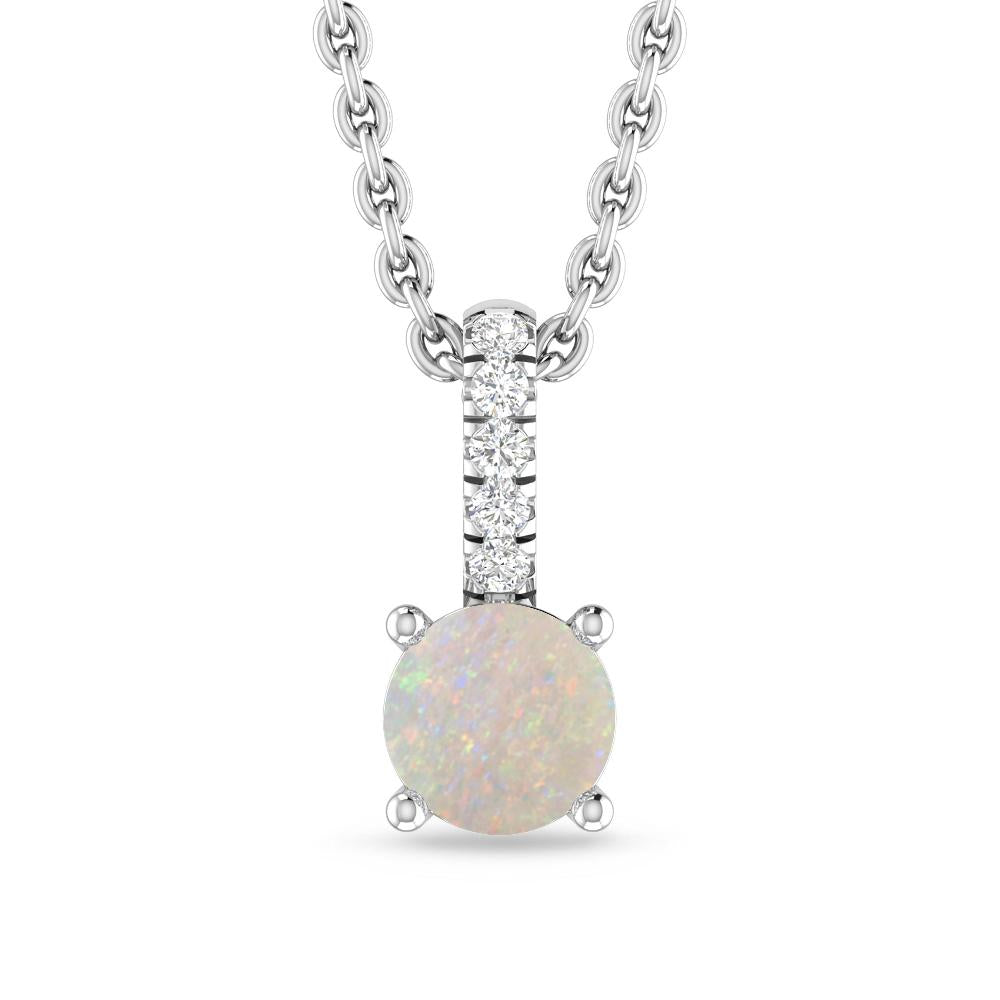 White Gold - Opal