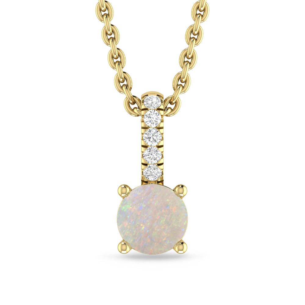 Yellow Gold - Opal