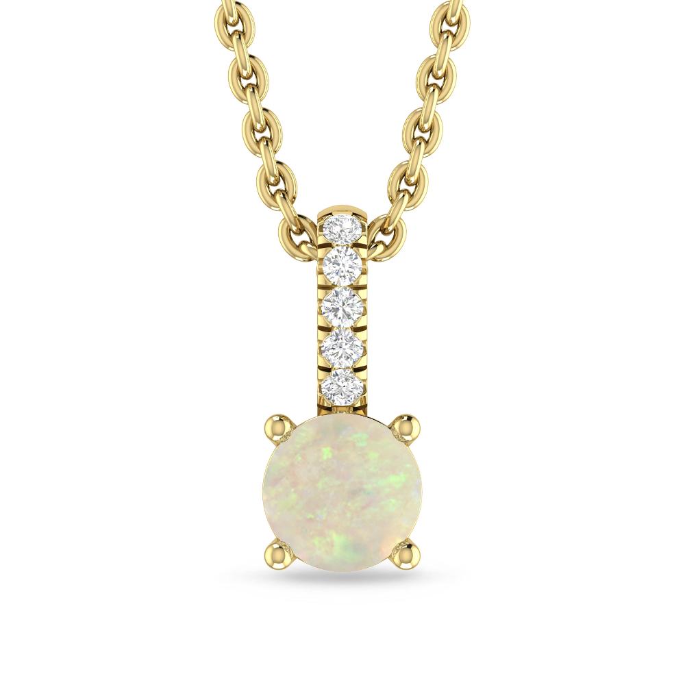 Yellow Gold - Opal