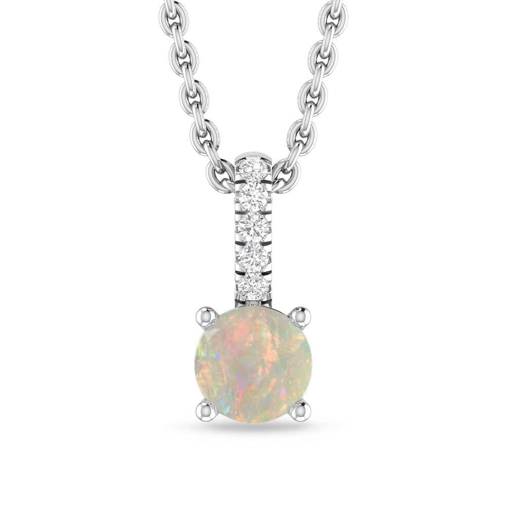 White Gold - Opal