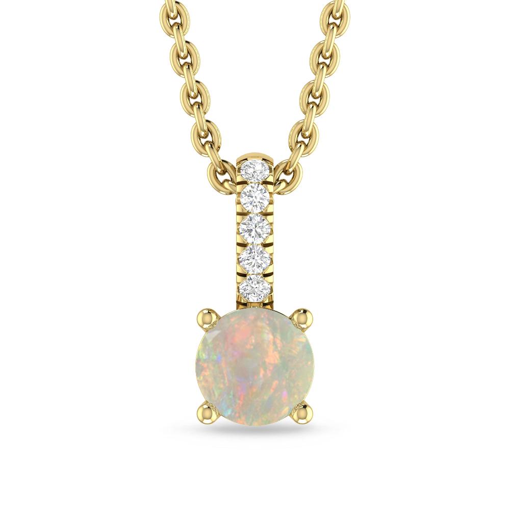 Yellow Gold - Opal