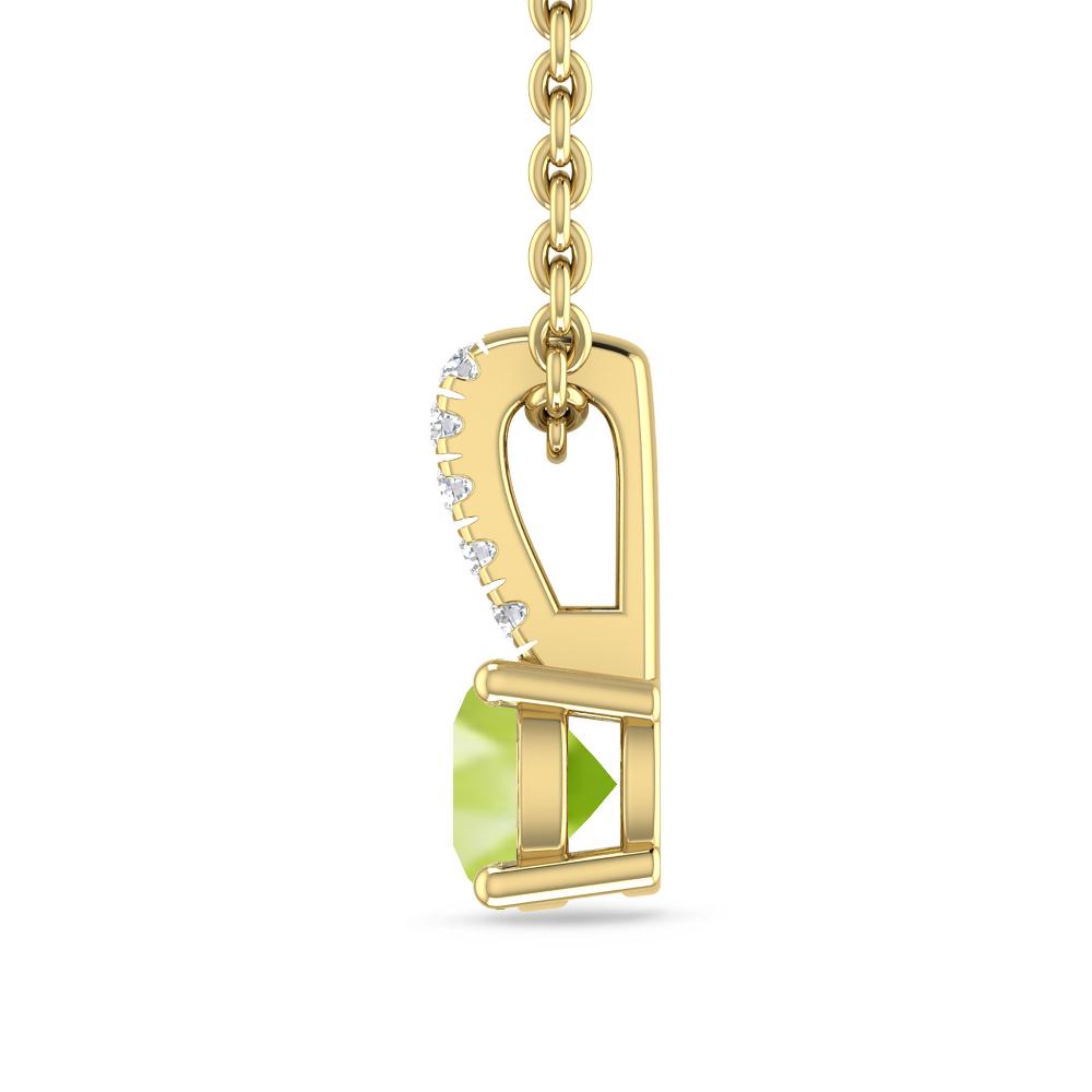 Yellow Gold - Peridot