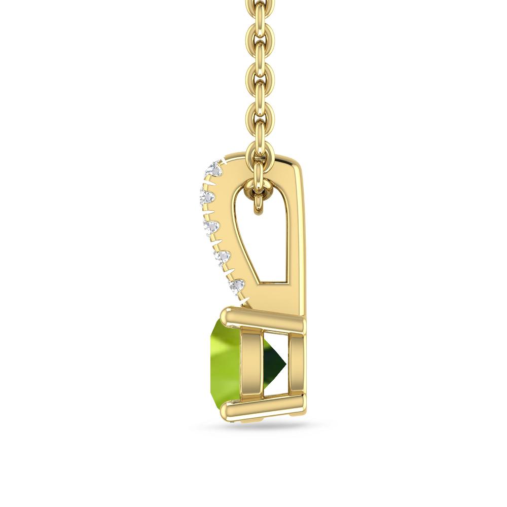 Yellow Gold - Peridot