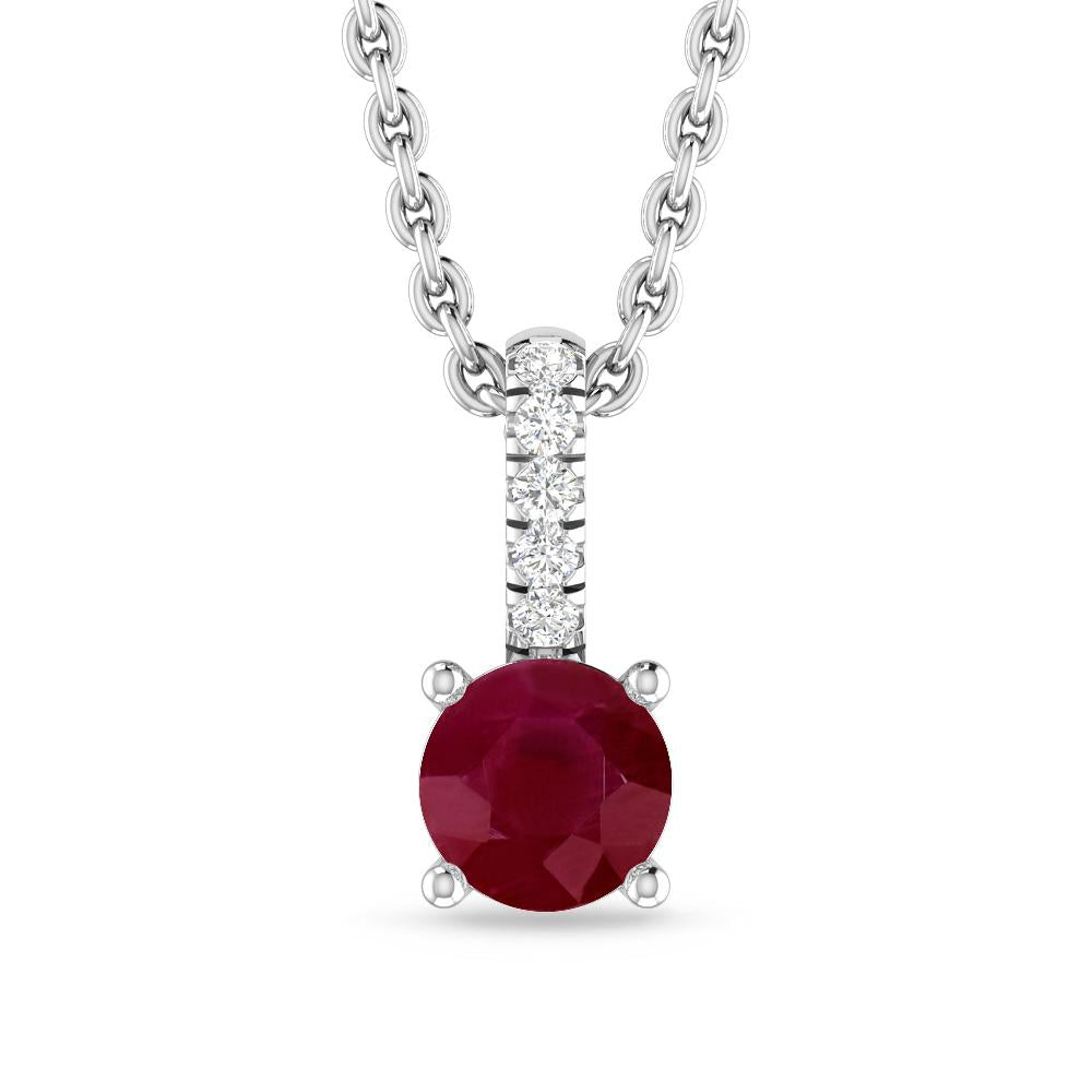 White Gold - Ruby