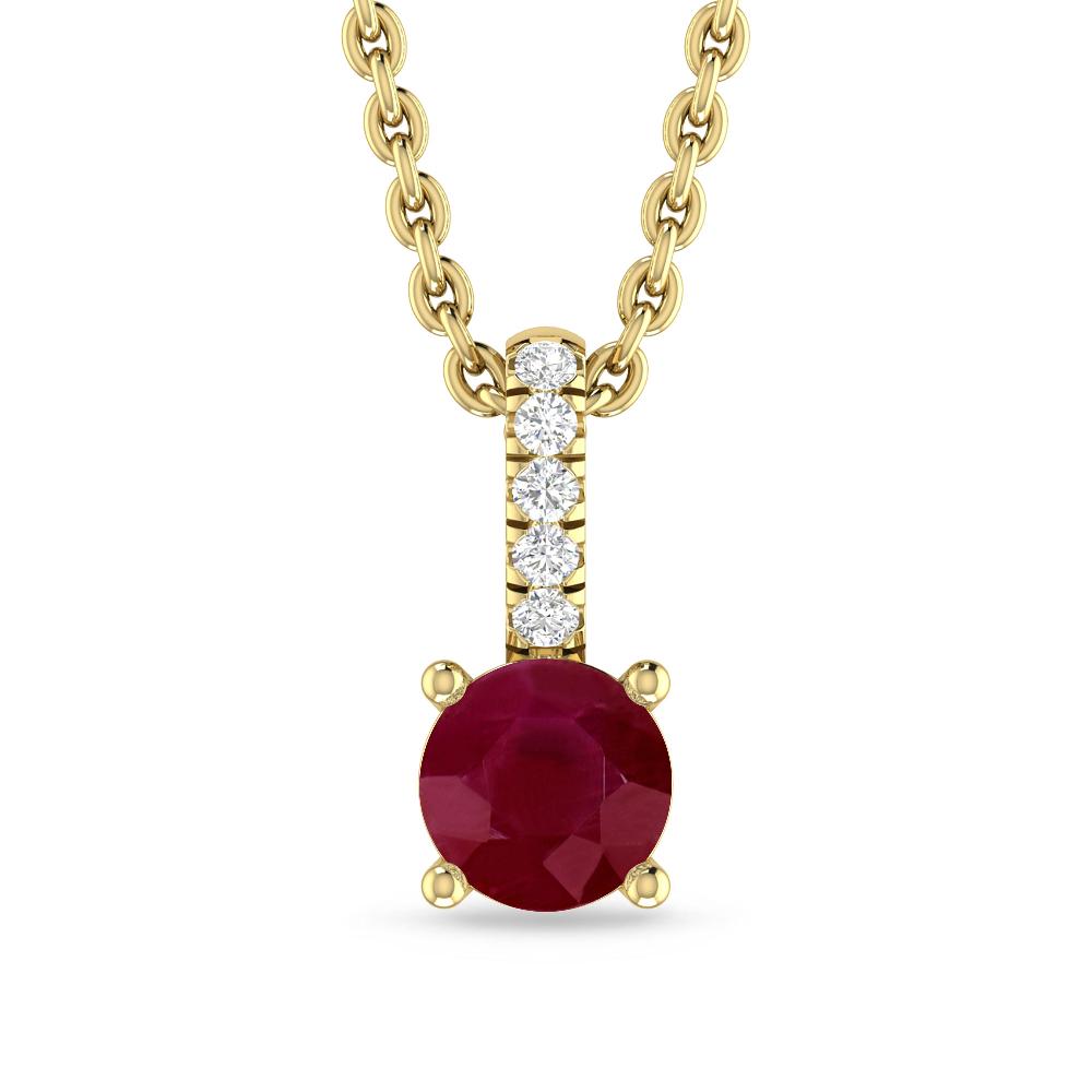 Yellow Gold - Ruby