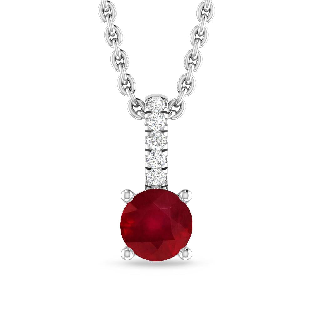 White Gold - Ruby