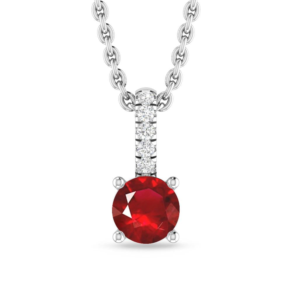 White Gold - Ruby