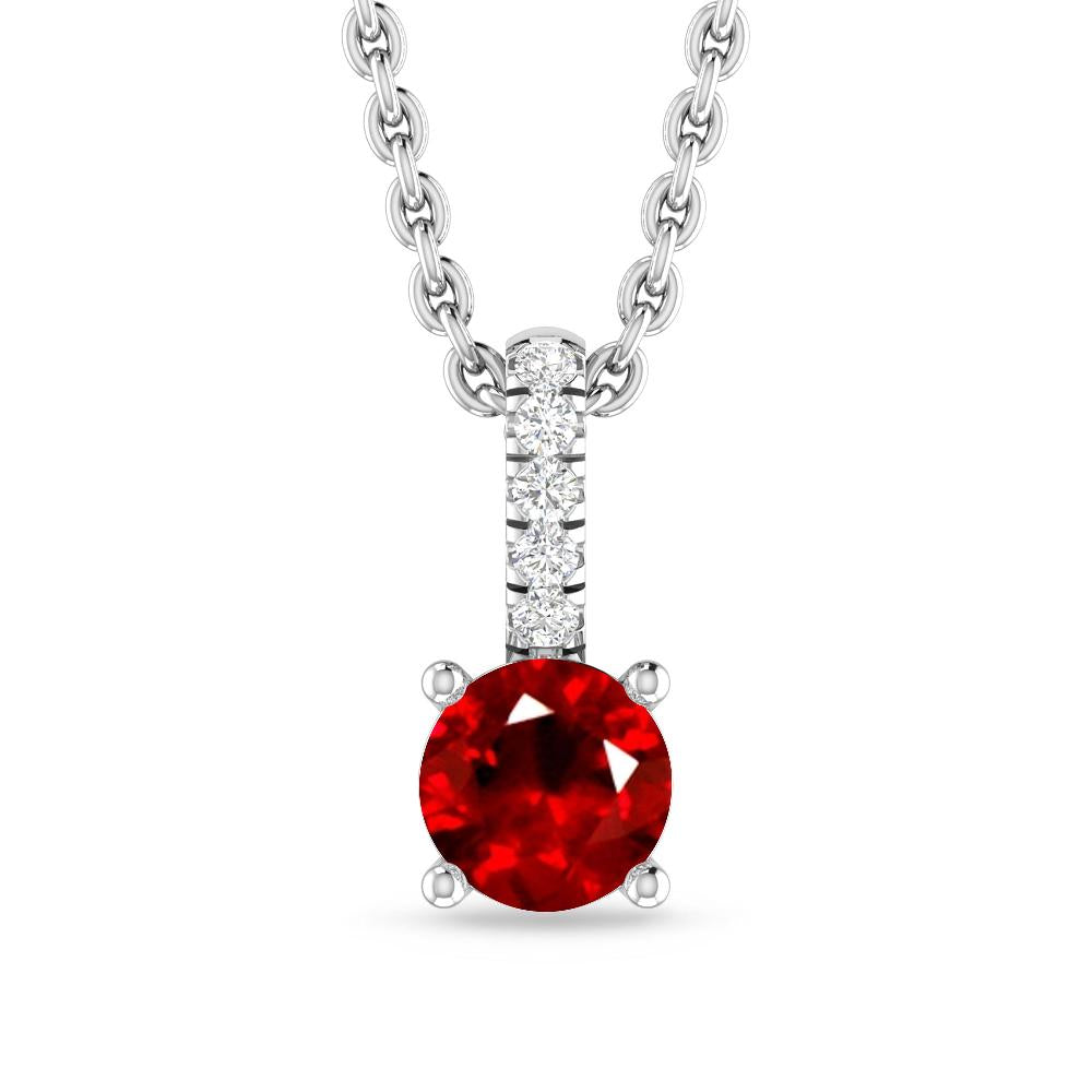 White Gold - Ruby