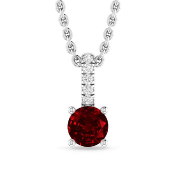 White Gold - Ruby