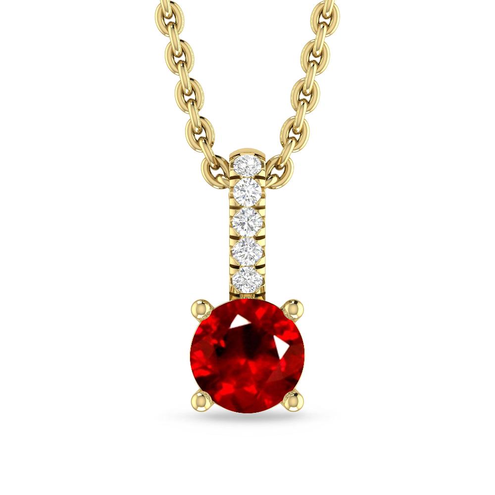 Yellow Gold - Ruby