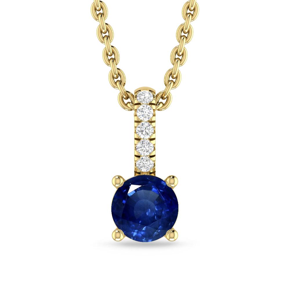 Yellow Gold - Sapphire