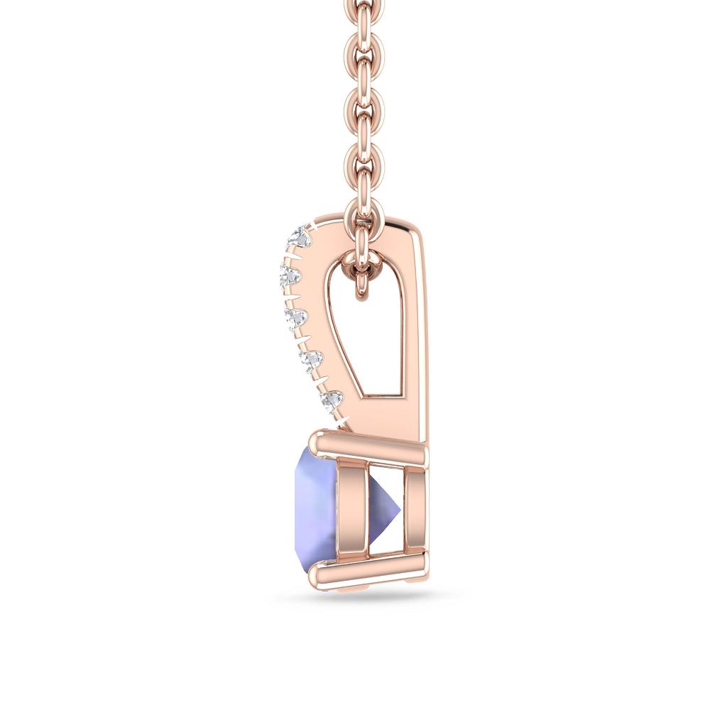 Rose Gold - Tanzanite