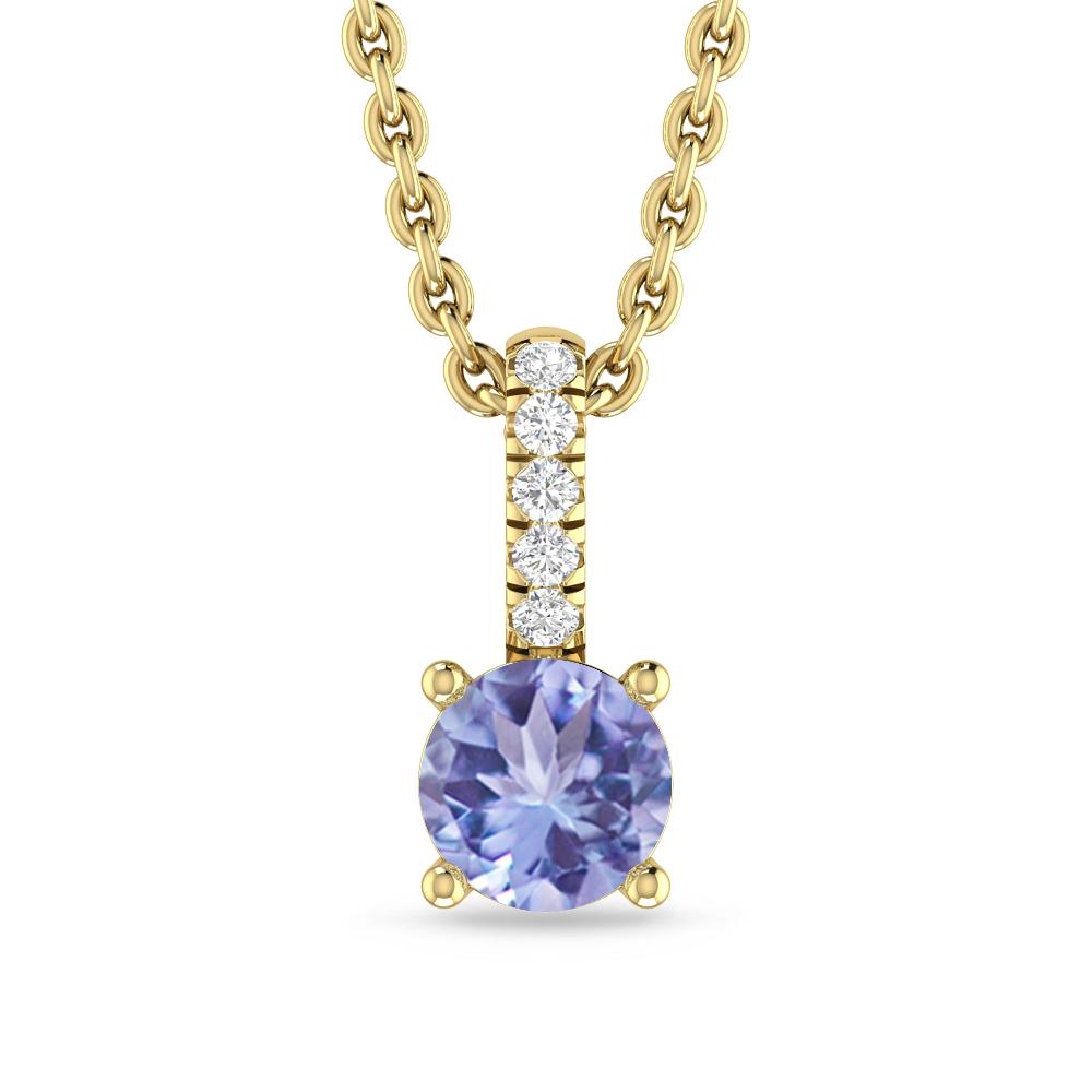 Yellow Gold - Tanzanite