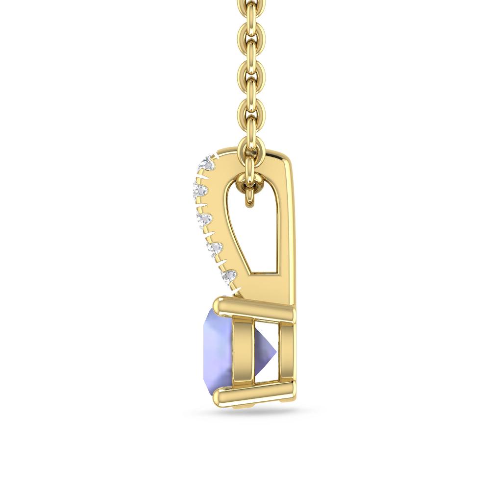 Yellow Gold - Tanzanite