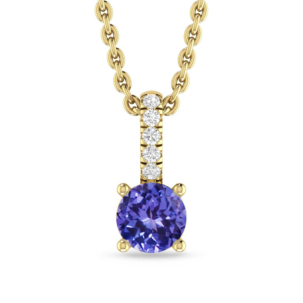 Yellow Gold - Tanzanite