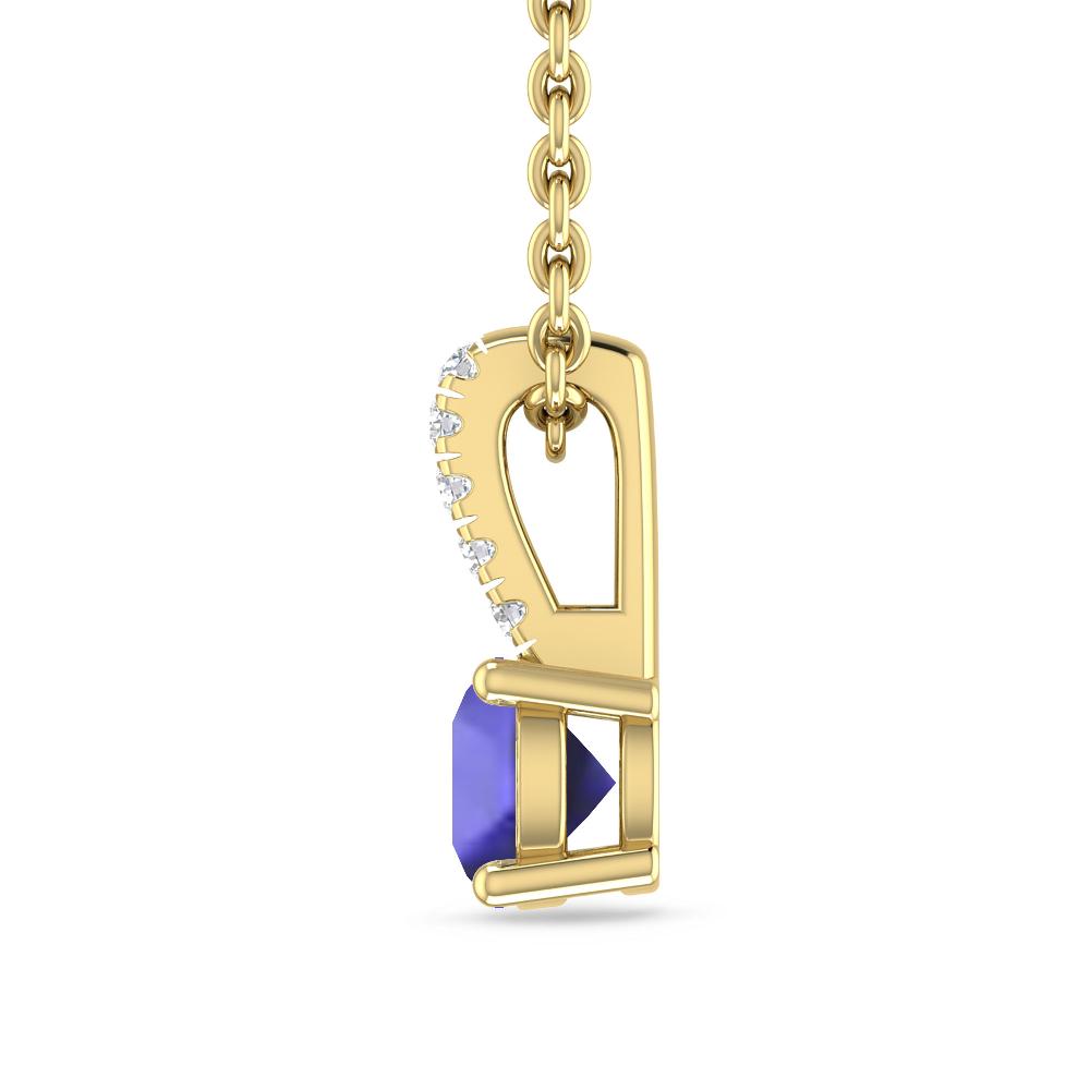 Yellow Gold - Tanzanite