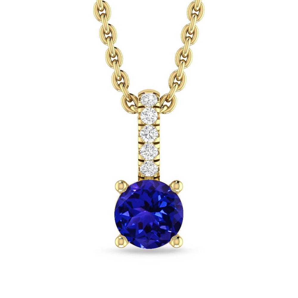 Yellow Gold - Tanzanite