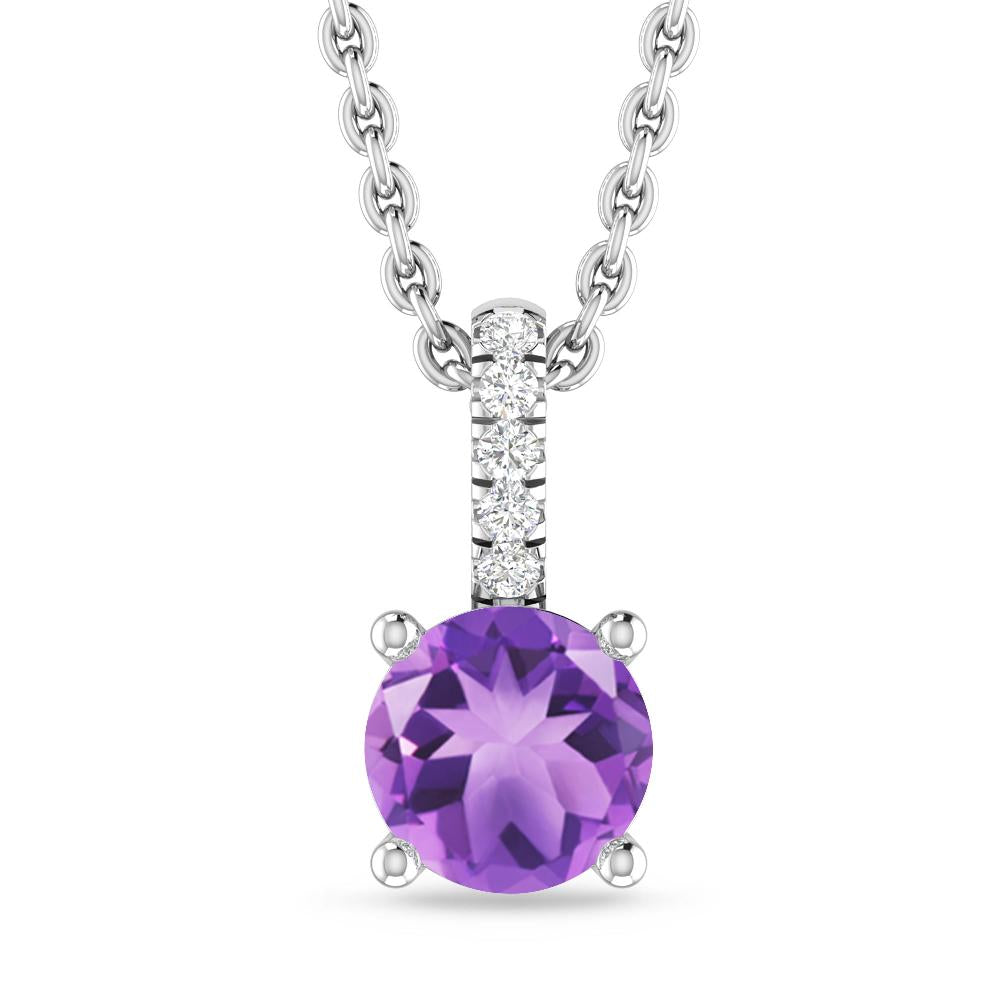 White Gold - Amethyst