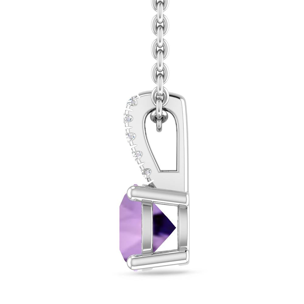 White Gold - Amethyst