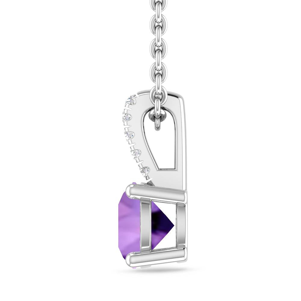 White Gold - Amethyst