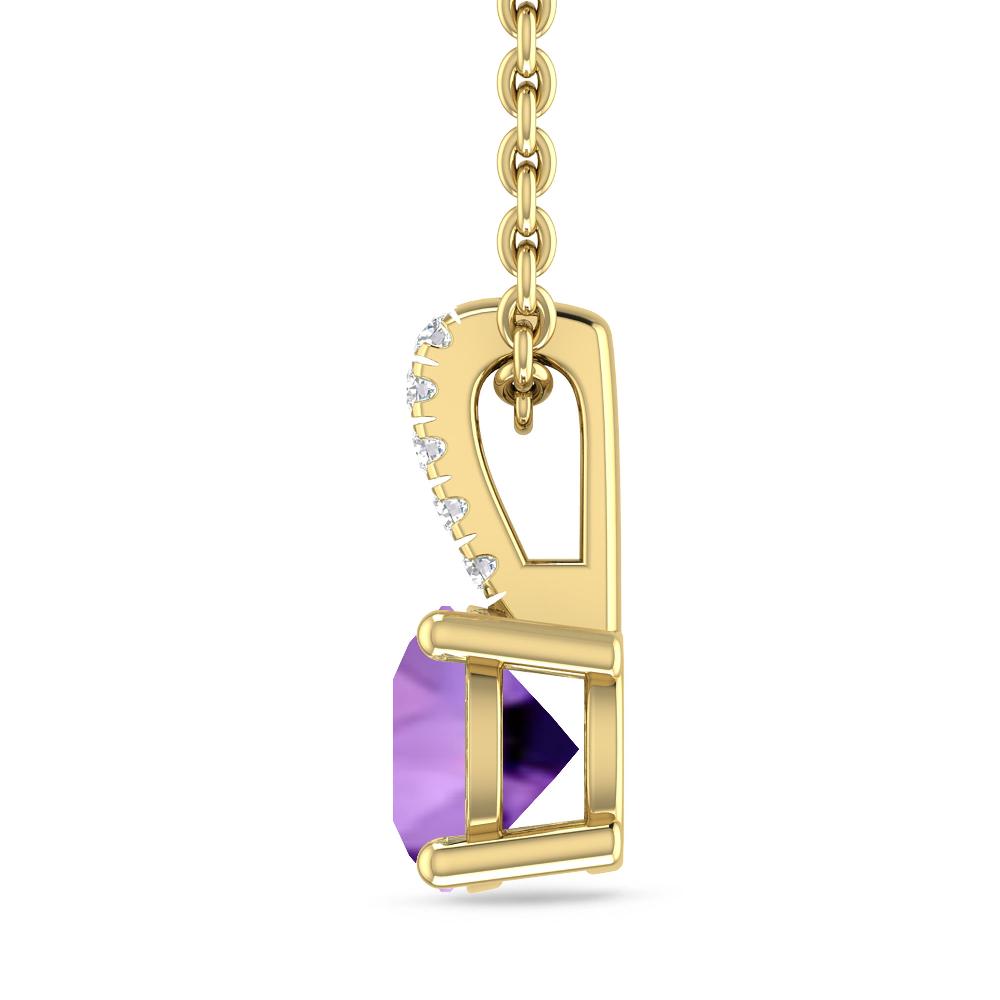 Yellow Gold - Amethyst