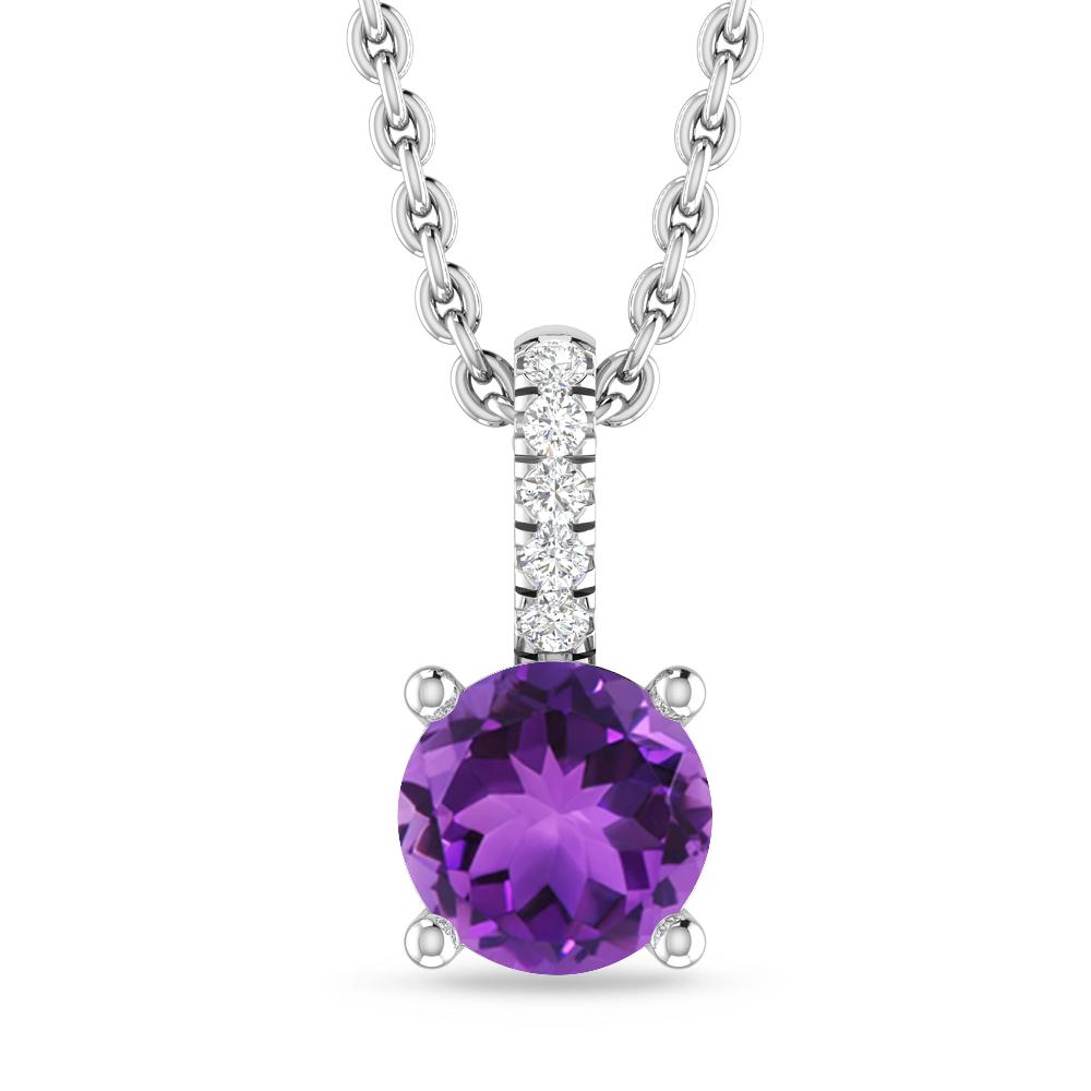 White Gold - Amethyst