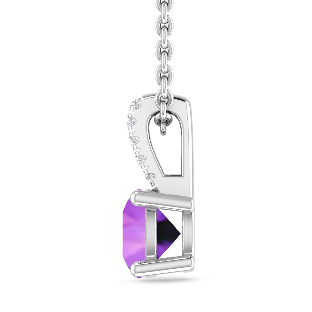 White Gold - Amethyst