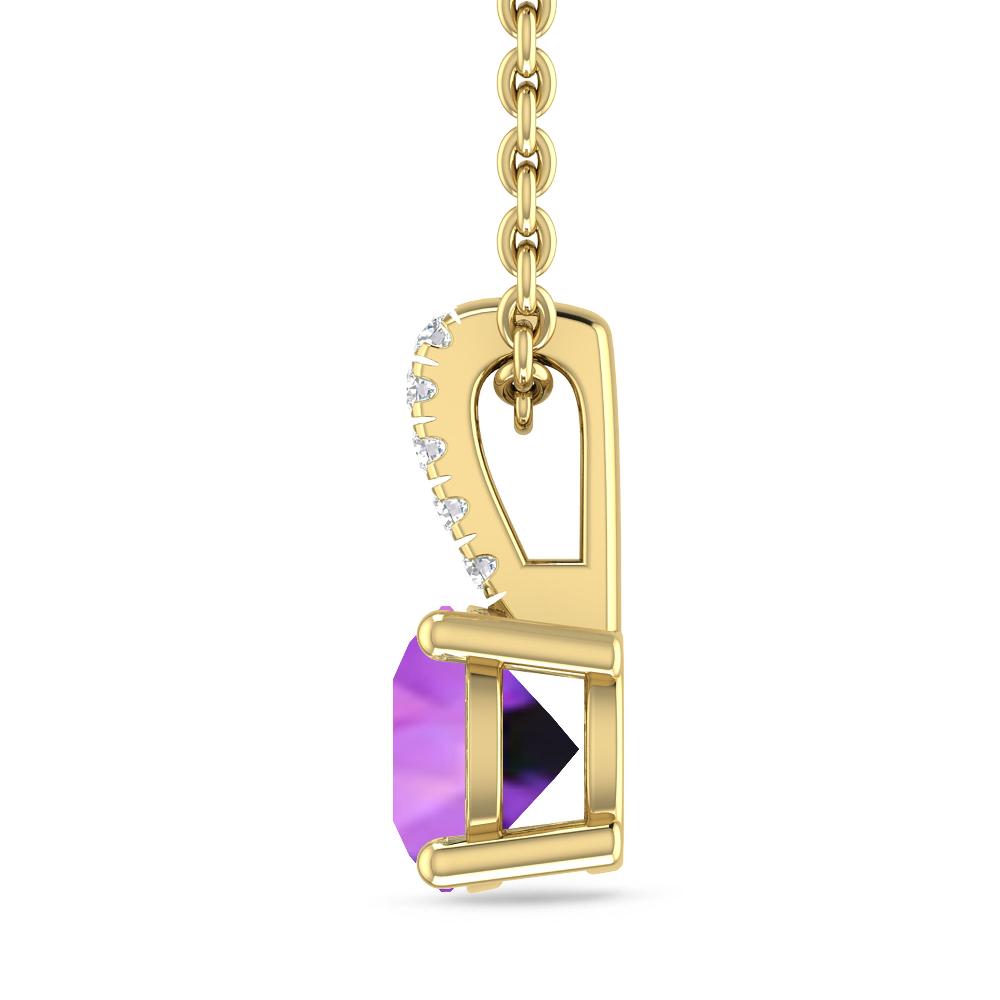 Yellow Gold - Amethyst