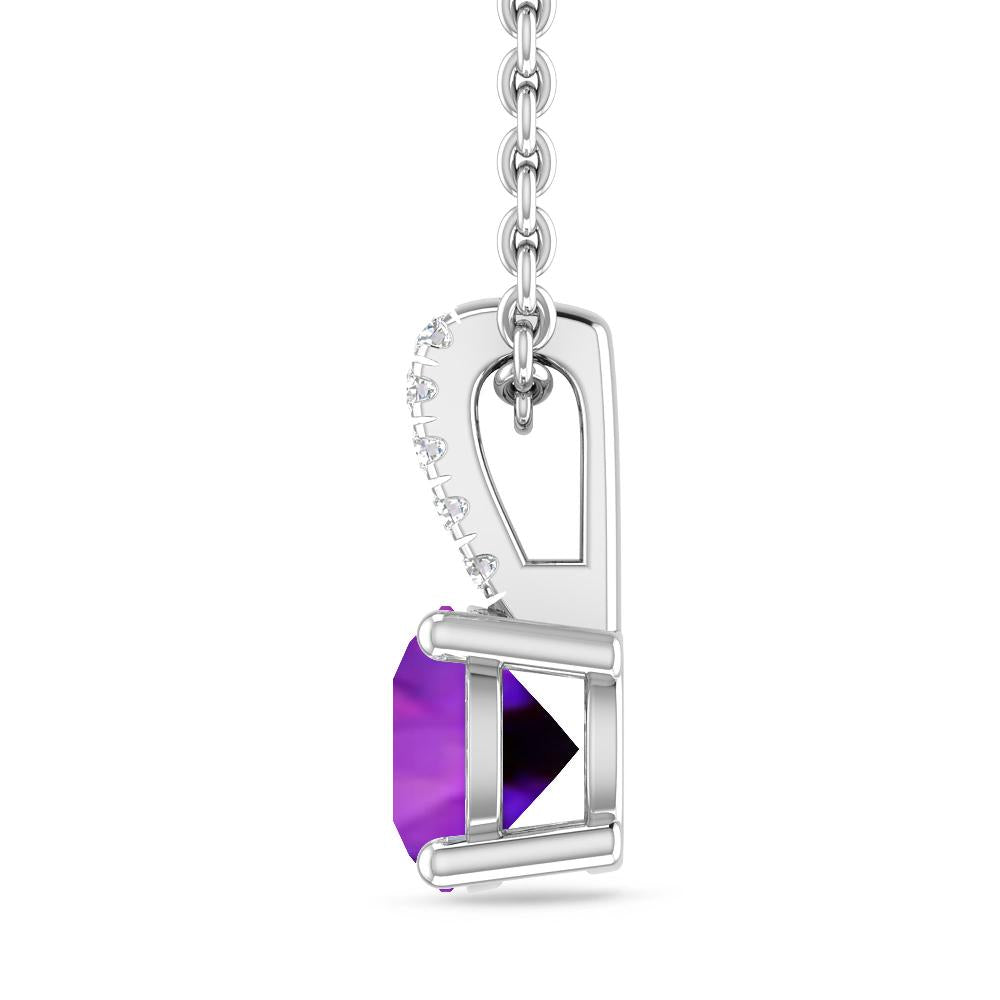 White Gold - Amethyst