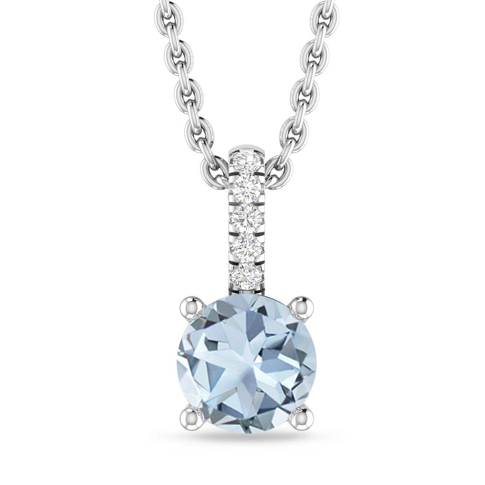 White Gold - Aquamarine