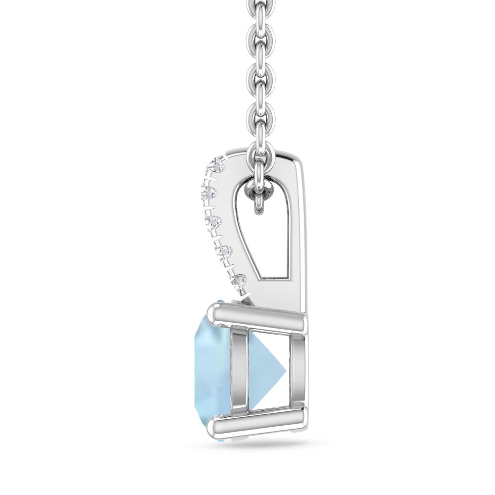 White Gold - Aquamarine