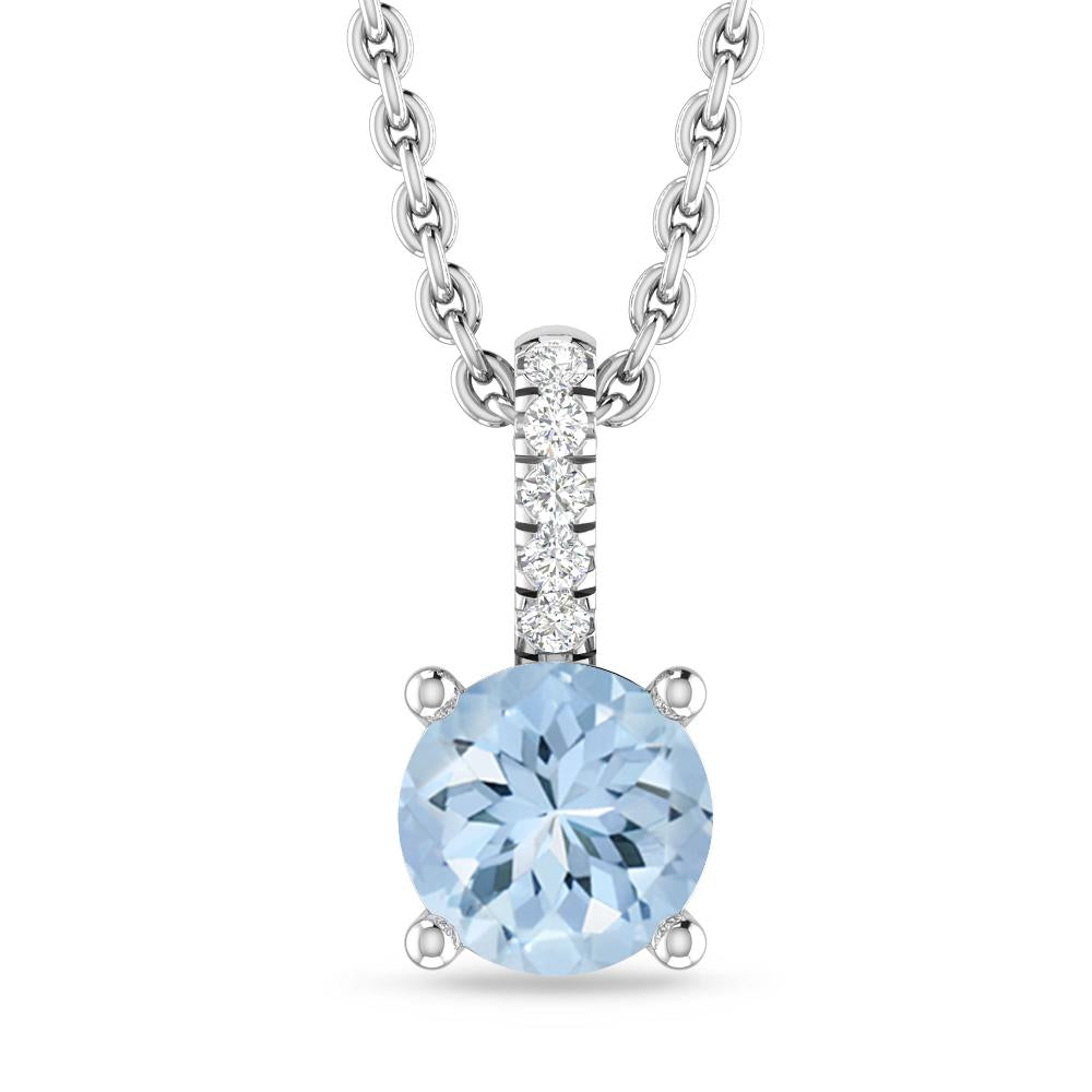 White Gold - Aquamarine