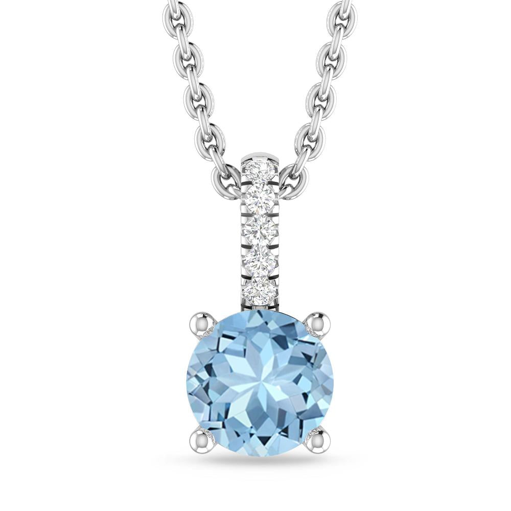 White Gold - Aquamarine