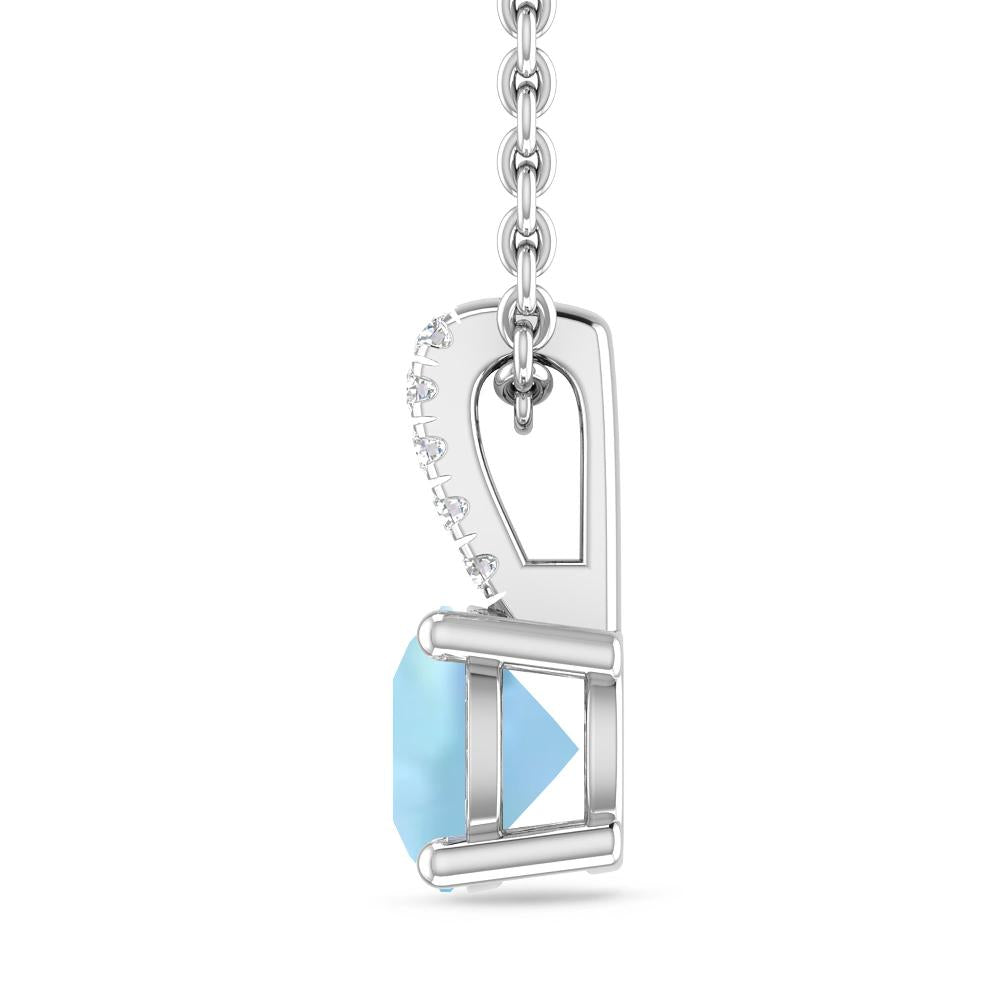 White Gold - Aquamarine