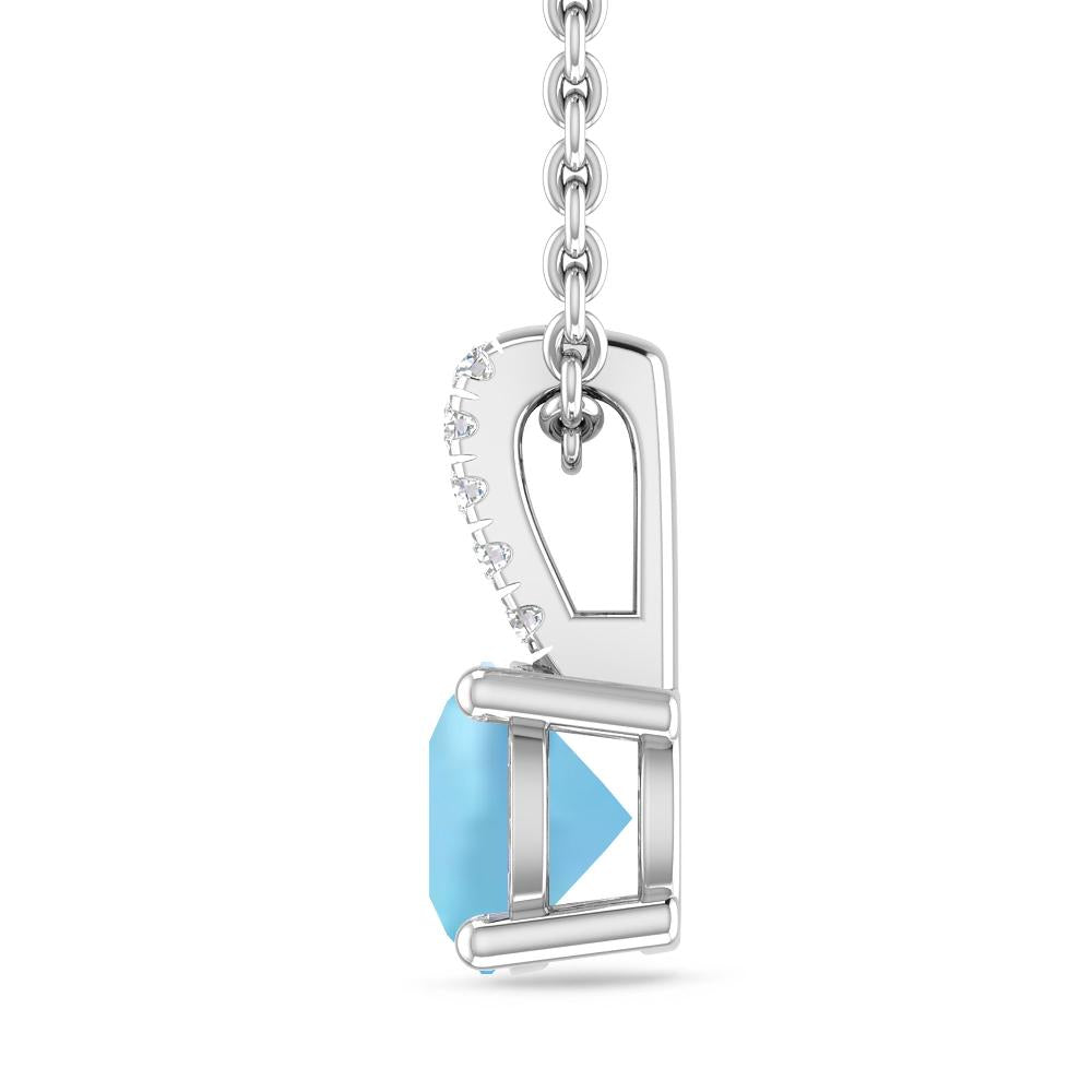 White Gold - Aquamarine