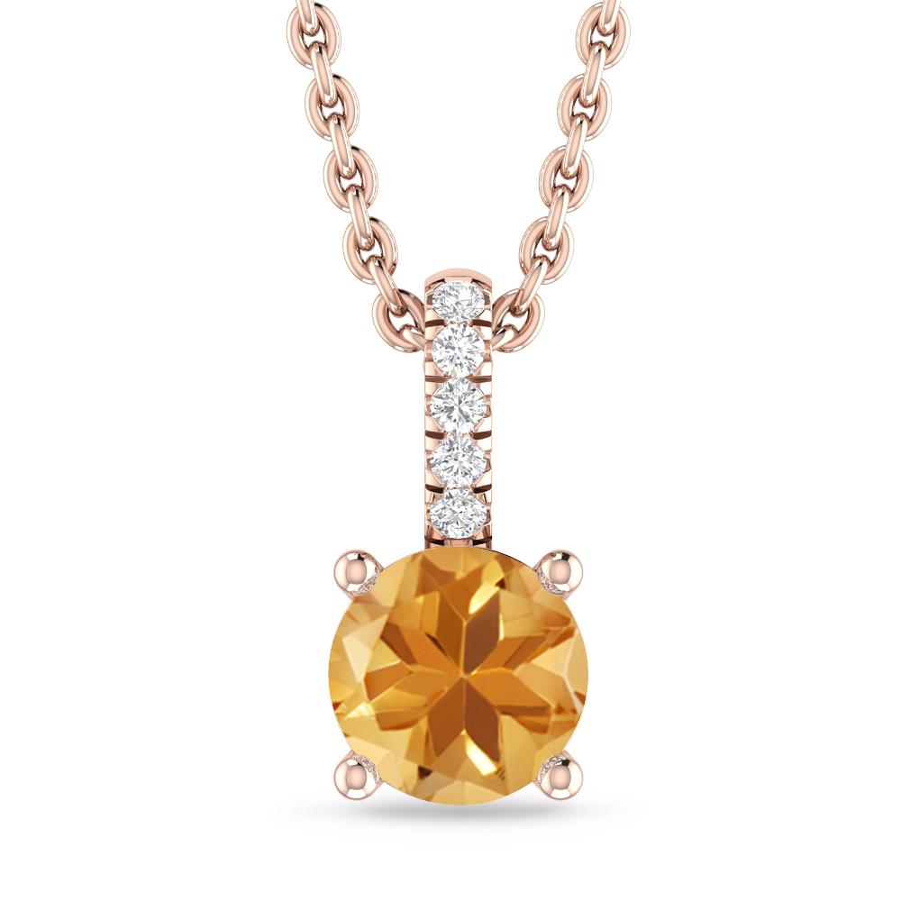 Rose Gold - Citrine