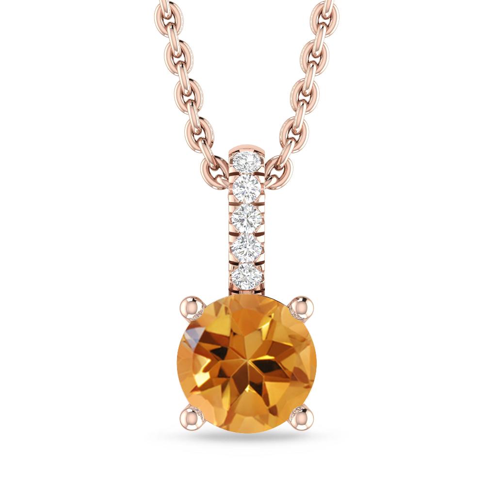 Rose Gold - Citrine