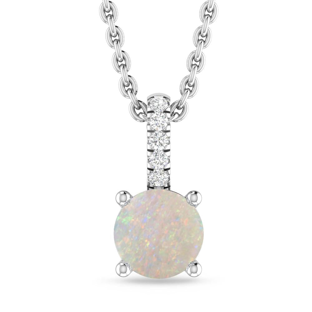 White Gold - Opal