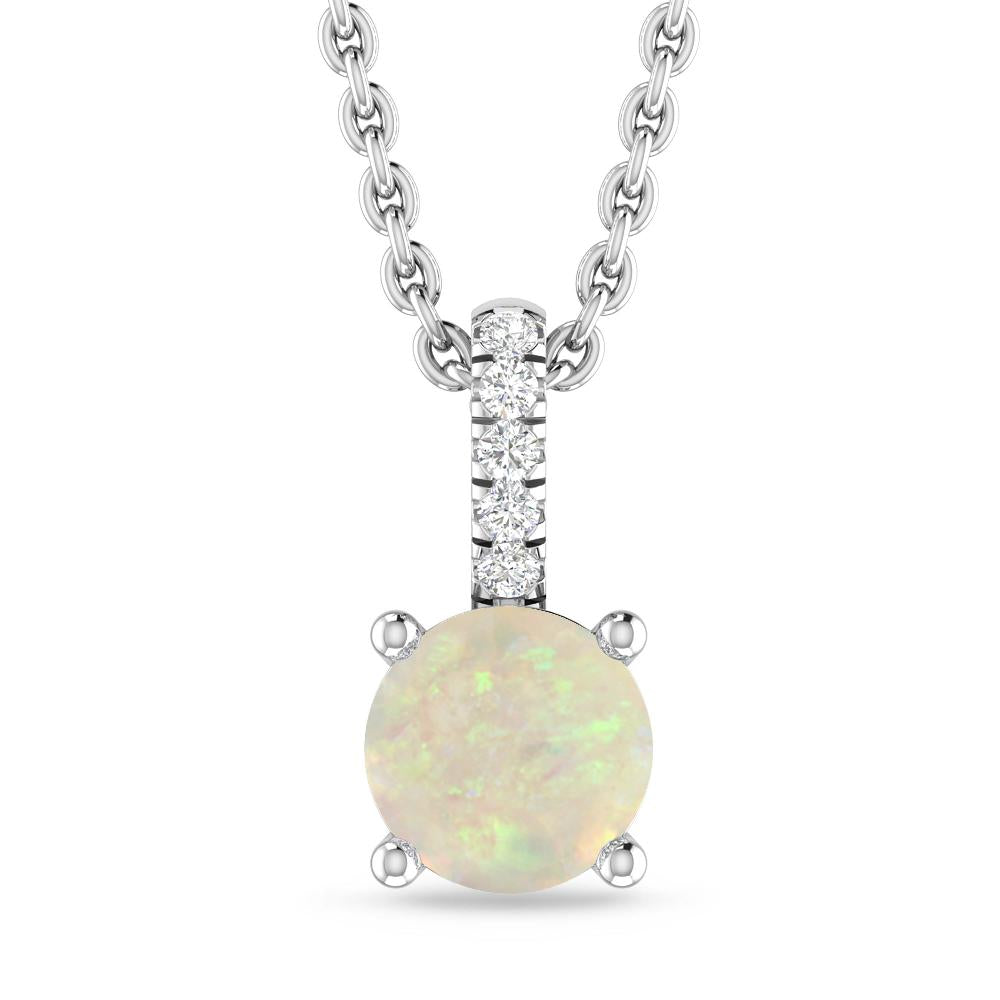 White Gold - Opal