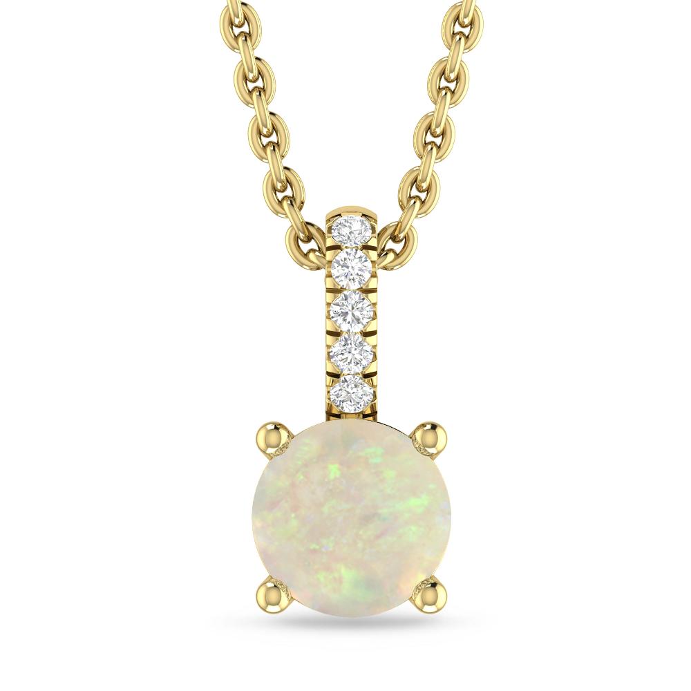 Yellow Gold - Opal